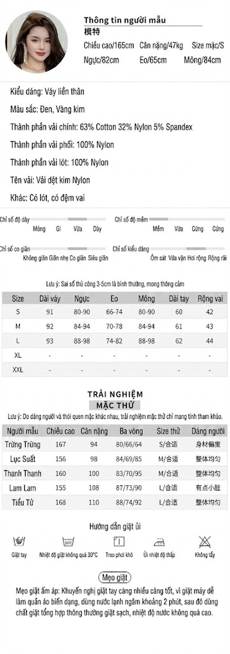 Váy Ôm Body Nữ Dài Tay Cổ Chữ V Đính Lấp Lánh Xẻ Tà Phong Cách Gợi Cảm Màu Đen chi tiết 2
