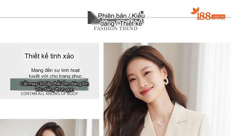 Váy Đầm Công Sở Nữ Dáng Vest Xếp Ly Cao Cấp Màu Đen, Hồng, Kem chi tiết 6