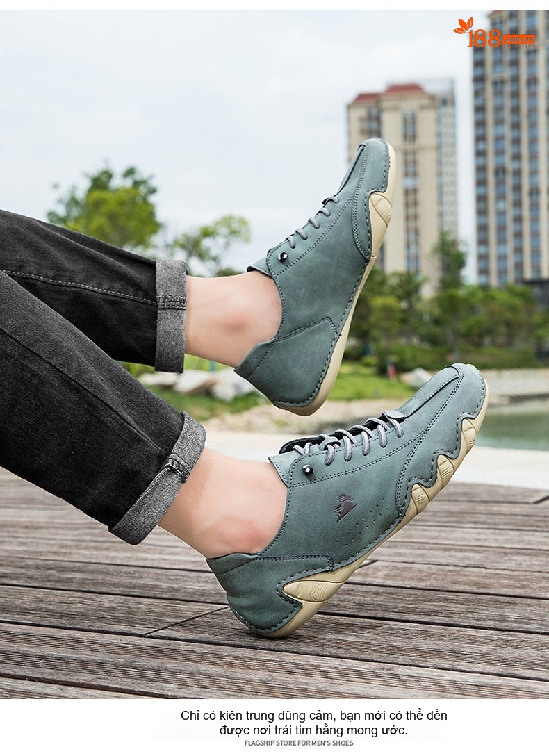 Giày Martens Nam Nữ Da Mờ Buộc Dây Chiều Cao Đế Khoảng 3cm Màu Trắng, Nâu, Xám, Xanh... chi tiết 16
