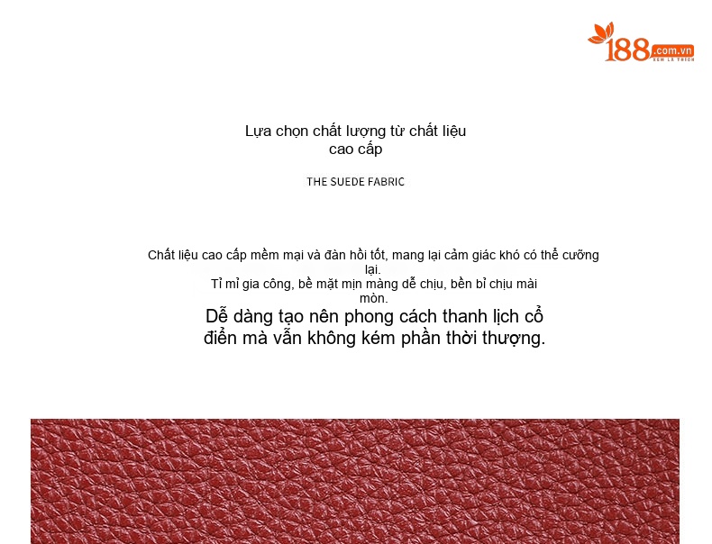 Túi Xách Tay Nữ Da Thật Tote Đeo Vai Dự Tiệc Cưới Màu Đỏ chi tiết 8