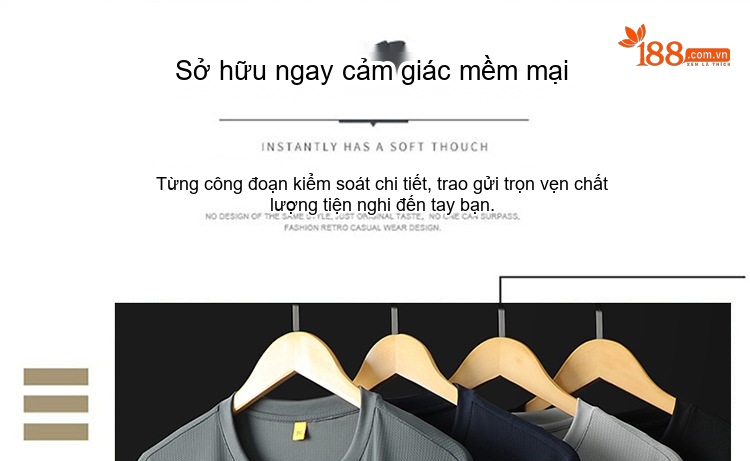 Áo Thun Nam Tay Ngắn Form Rộng Cổ Tròn Mỏng Mát Màu Xám, Đen, Xanh... chi tiết 3