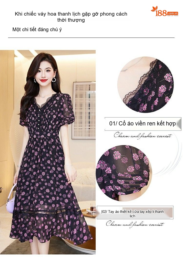Boot Nữ Cao Cổ Da Bò Khóa Kéo Bên Hông Chiều Cao Đế Khoảng 5cm Màu Nâu chi tiết 7