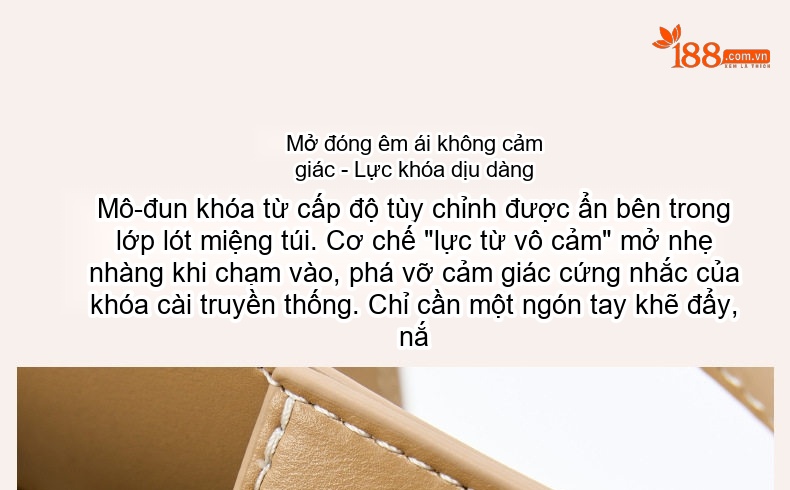 Túi Tote Nữ Polene Cánh Dơi Da Bóng Vải Dệt Sức Chứa Lớn Phong Cách Tiểu Thư Màu Trắng, Nâu, Đen chi tiết 6