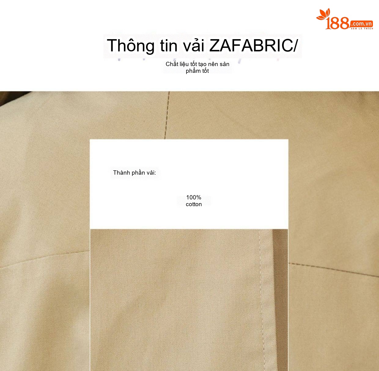 Áo Khoác Mangto Nữ Dáng Dài Hai Hàng Khuy Phong Cách Casual Màu Nâu kaki, Xanh dương, Đỏ chi tiết 7