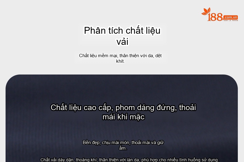 Áo Khoác Nam Cổ Bẻ Cúc Bấm Trung Niên Chất Vải Mềm Mịn Không Nhăn Màu Xanh Navy, Xám chi tiết 3