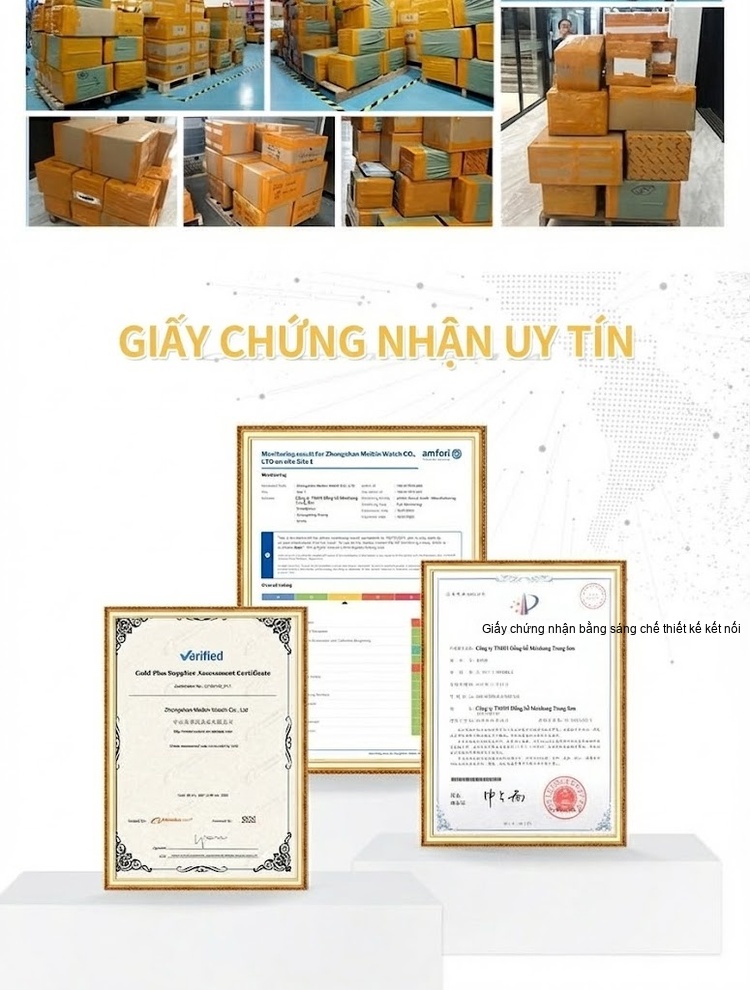 Đồng Hồ Nữ Labaoli Dây Kim Loại Mạ Vàng Hồng Mặt Tròn Đính Đá chi tiết 1