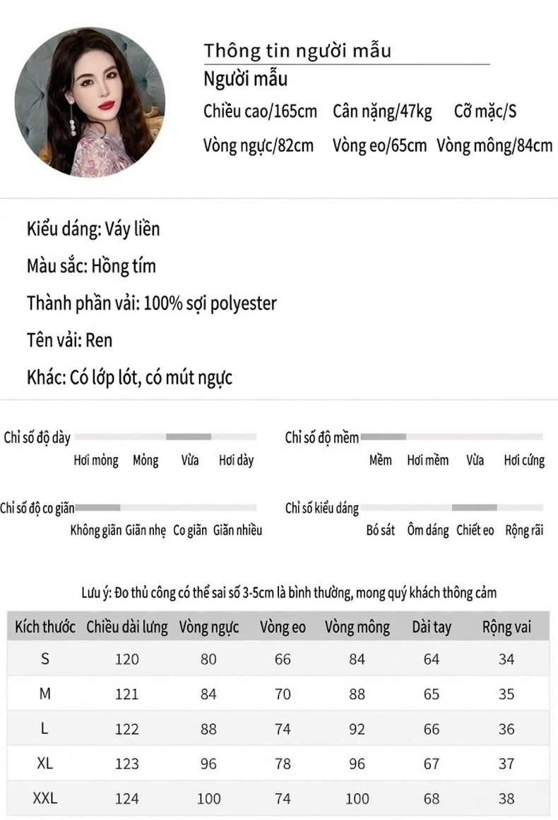 Đầm Dự Tiệc Dáng Dài Thiết Kế Xẻ Tà Phong Cách Tiểu Thư Màu Hồng chi tiết 2