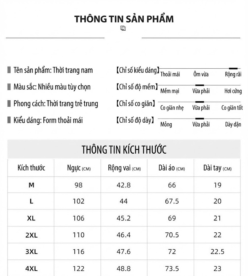 Áo Polo Nam Ngắn Tay Thêu Hình Ong Cổ Bẻ Phong Cách Doanh Nhân Màu Đen, Xám, Be chi tiết 6