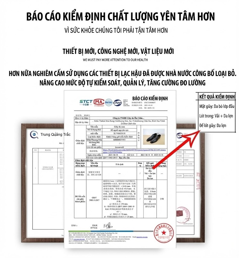 Giày Lười Nam Da Bò Công Sở Chiều Cao Đế Khoảng 2cm Màu Nâu chi tiết 5