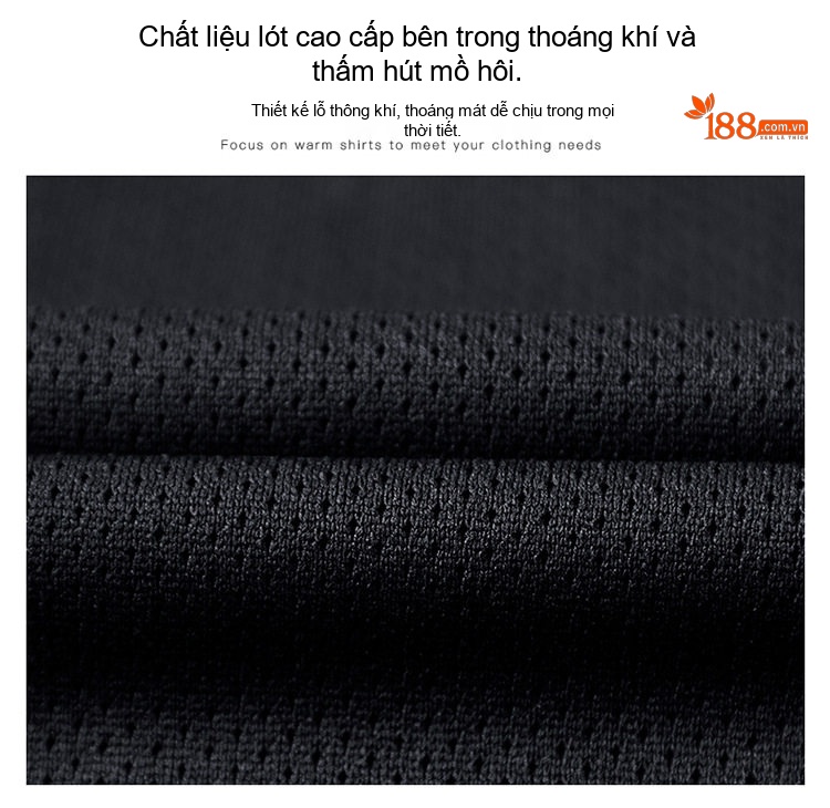 Áo Khoác Nam Mỏng Nhẹ Co Giãn Có Mũ Tháo Rời Phong Cách Thể Thao Màu Đen, Xám, Xanh Lá chi tiết 3