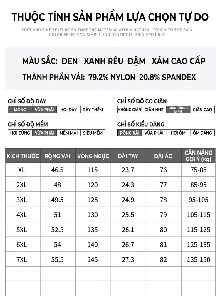 Áo Polo Nam Cộc Tay Ice Silk Không Nhăn Thoáng Khí Màu Đen, Xám, Xanh Navy chi tiết 2