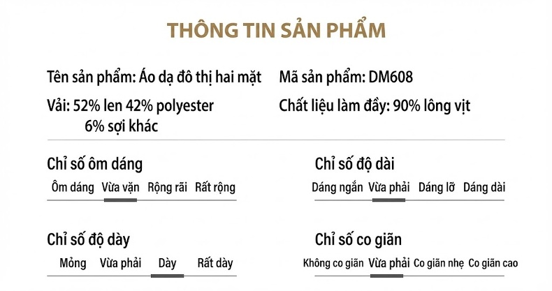 Áo Khoác Nam Dáng Vừa Hai Mặt Cổ Bẻ Lót Lông Vũ Tháo Rời Được Chất Liệu Lông Cừu Dày Dặn Màu Xám, Đen, Xanh Navy chi tiết 12