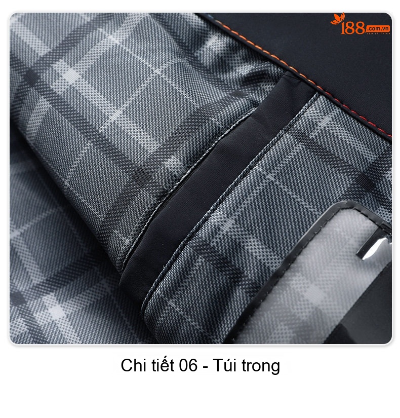 Áo Khoác Bông Nam Trung Niên Dáng Vừa Vải Cotton Lót Lụa Tằm Màu Xanh Navy chi tiết 21