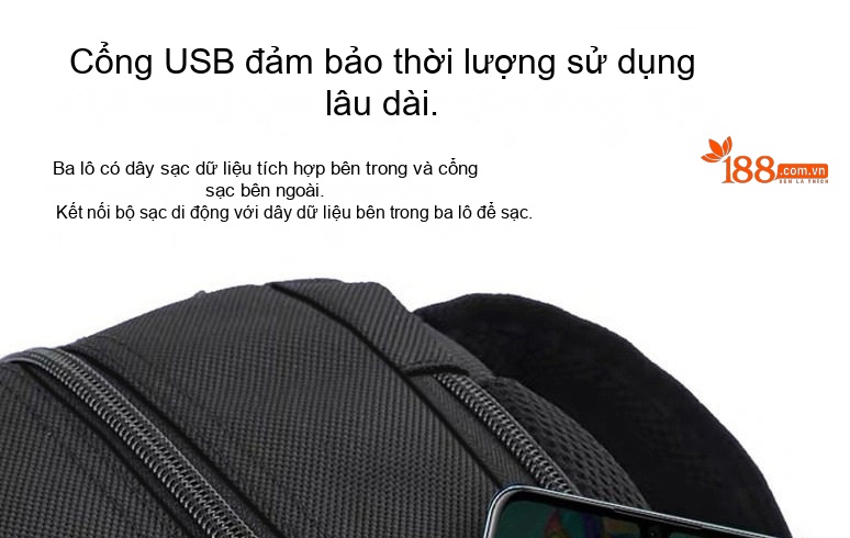Balo du lịch leo núi nam chống thấm đa năng dung tích lớn 80L chi tiết 15