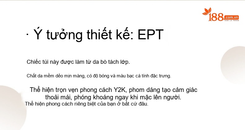Túi Tote Nữ Da Thật Dây Xích Đeo Vai Đeo Chéo Bề Mặt Da Bóng Màu Bạc, Đỏ Đậm chi tiết 2