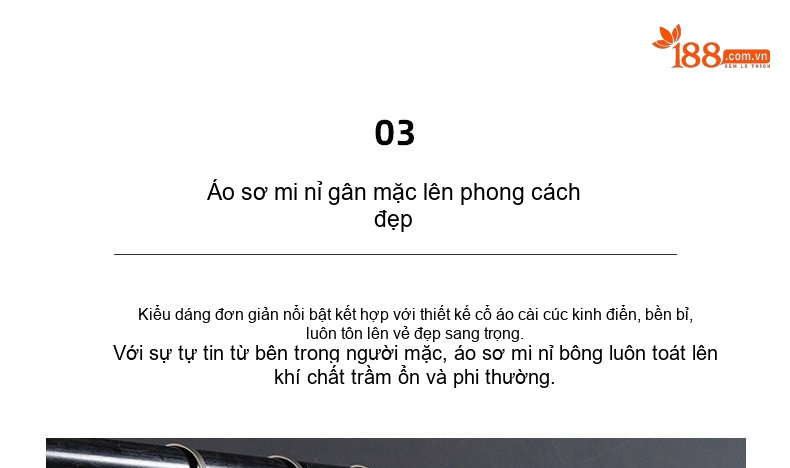Áo Sơ Mi Dài Tay Nam Cotton Gân Nhỏ Dáng Ôm Thời Trang Công Sở Màu Xám, Trắng, Xanh Navy, Xanh Da Trời, Nâu... chi tiết 5