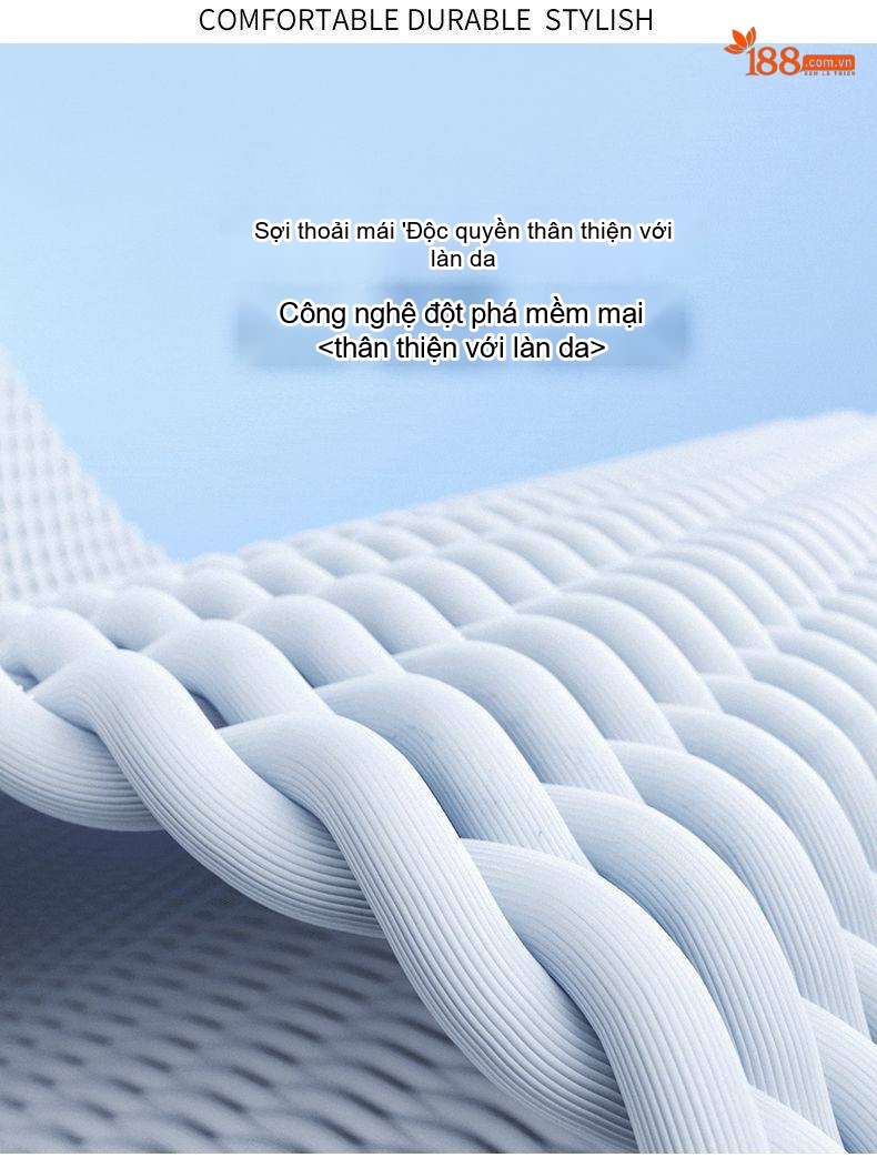 Quần Jean Dáng Suông Nam Co Giãn Thoải Mái Màu Xanh Đậm, Xanh Nhạt chi tiết 8