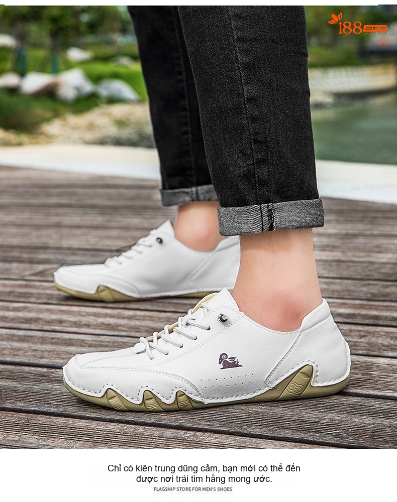 Giày Martens Nam Nữ Da Mờ Buộc Dây Chiều Cao Đế Khoảng 3cm Màu Trắng, Nâu, Xám, Xanh... chi tiết 25