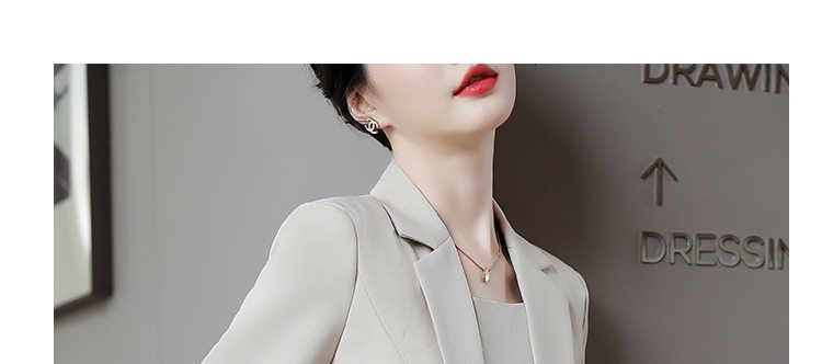 Bộ Vest Công Sở Nữ Tay Lỡ Màu Hồng chi tiết 45