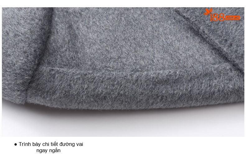 Áo Khoác Dạ Nam Dáng Dài Vừa Vặn Cổ chữ Vest Hai Mặt Cotton Màu Đen, Xám, Nâu chi tiết 23