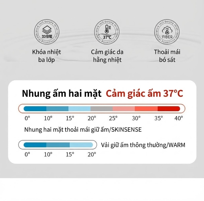Áo Giữ Nhiệt Nam Dài Tay Cổ Lửng Lót Lông Hai Mặt Giữ Ấm Màu Đen, Xám, Trắng, Nâu... chi tiết 5