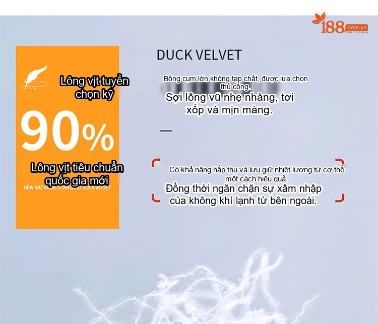 Áo Khoác Phao Nam Lông Vịt Trắng 90% Dày Dặn Có Mũ Trùm Đầu Màu Đen, Vàng, Nâu, Cam chi tiết 6