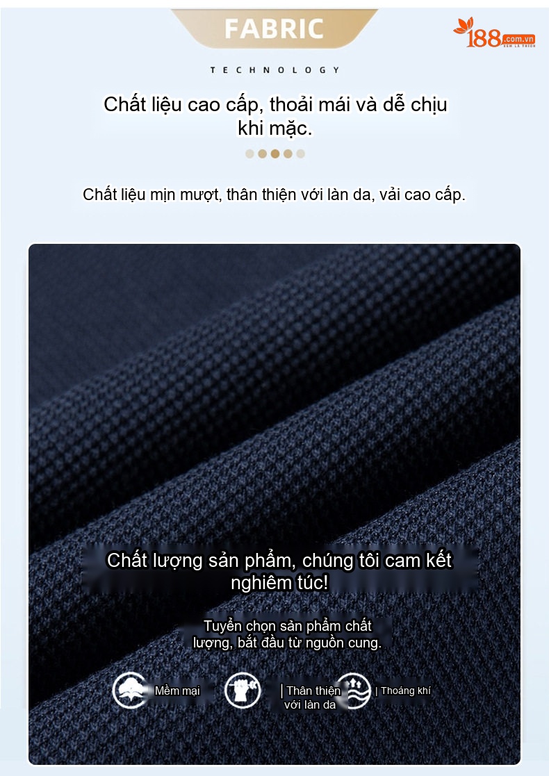 Áo Polo Nam Cotton Dài Tay Form Rộng Màu Đen, Xanh Navy, Trắng, Xám... chi tiết 1