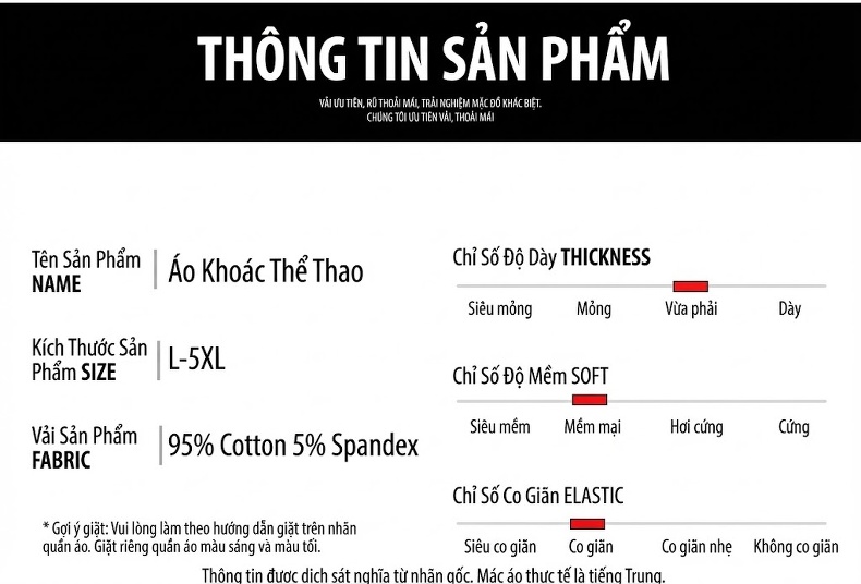 Áo Khoác Bomber Nam Cotton Khóa Kéo Cổ Đứng Phong Cách Thể Thao Màu Xám, Đen, Đỏ chi tiết 7