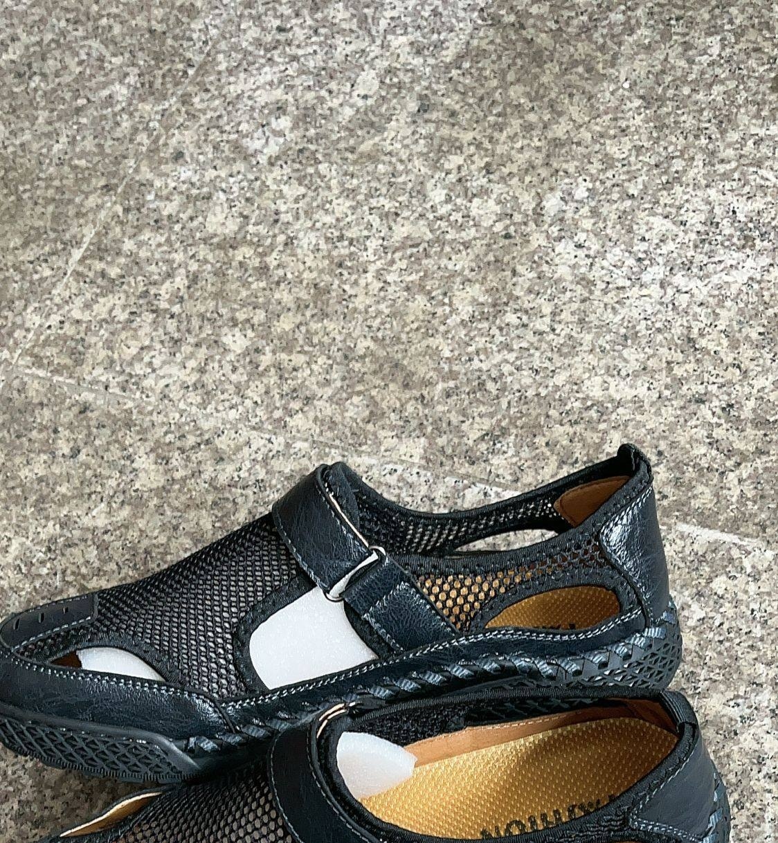 Sandal rọ nam lưới thoáng khí đế cao 3 cm chi tiết 17