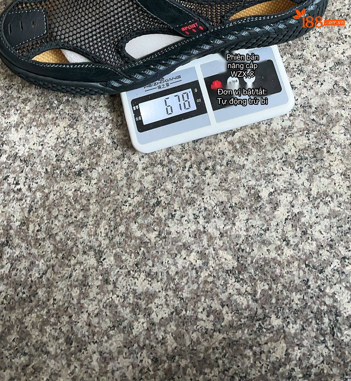 Sandal rọ nam lưới thoáng khí đế cao 3 cm chi tiết 18