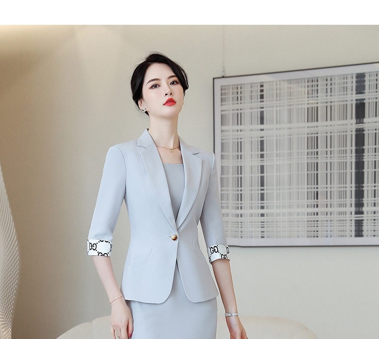 Bộ Vest Công Sở Nữ Tay Lỡ Màu Hồng chi tiết 56