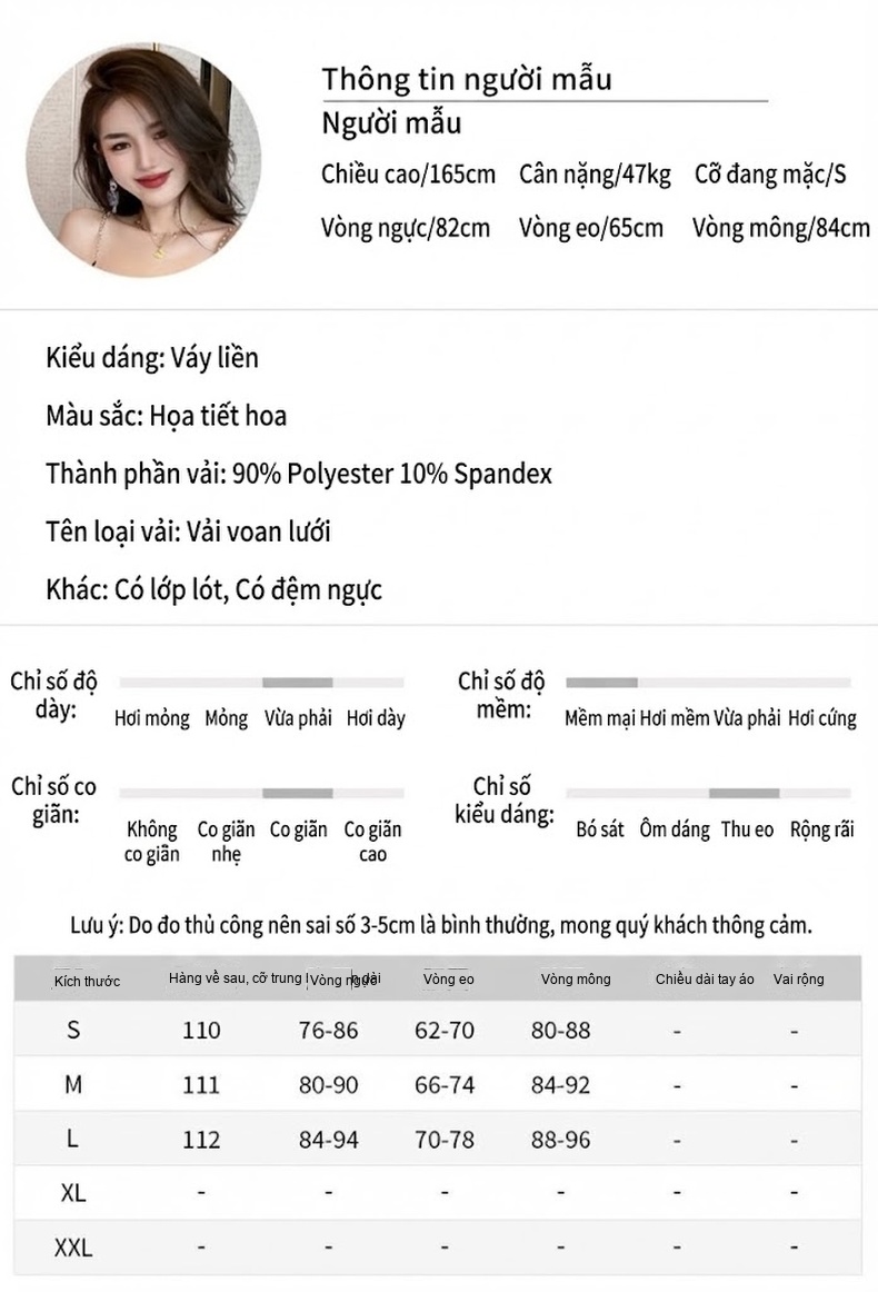 Váy Hai Dây Nữ Hoa Nhí Dáng Dài Xòe Đuôi Cá Sexy Màu Tím, Trắng chi tiết 2
