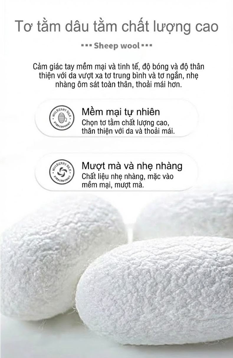 Áo Polo Nam Tay Ngắn Lụa Tằm Màu Trắng, Xanh Navy, Xám, Nâu chi tiết 2