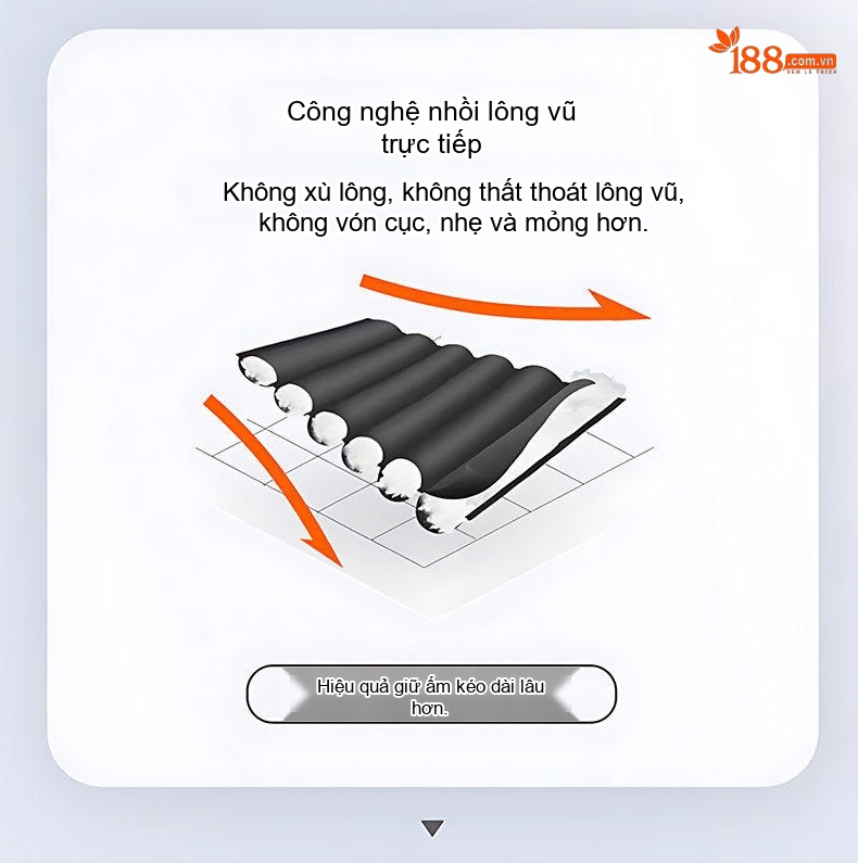 Áo Khoác Phao Nam Lông Vũ Áo Vest Công Sở Thanh Lịch Kèm Khăn Choàng Cổ Màu Be, Xám, Đen, Xanh... chi tiết 7