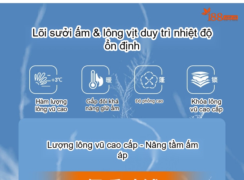 Áo Khoác Lông Vũ Nam 3 Trong 1 Có Mũ Trùm Đầu Chống Nước Giữ Ấm Màu Đen, Xám chi tiết 7