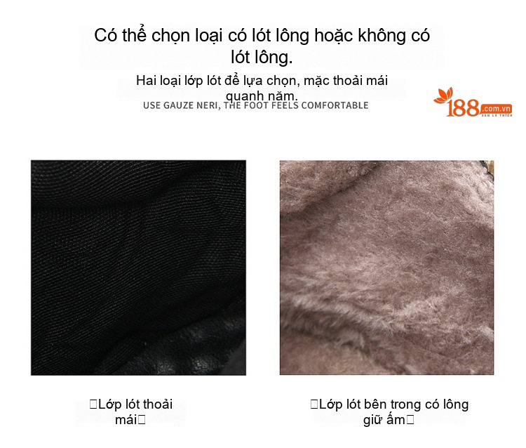Giày Martin Cổ Cao Nam Da Mờ Buộc Dây Chiều Cao Đế Khoảng 3cm Màu Kem, Xám, Đen chi tiết 8