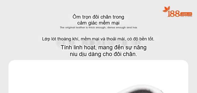 Giày Lười Nam Da Thật Lót Lông Chiều Cao Đế Khoảng 2cm Màu Đen, Nâu, Xanh, Trắng... chi tiết 12