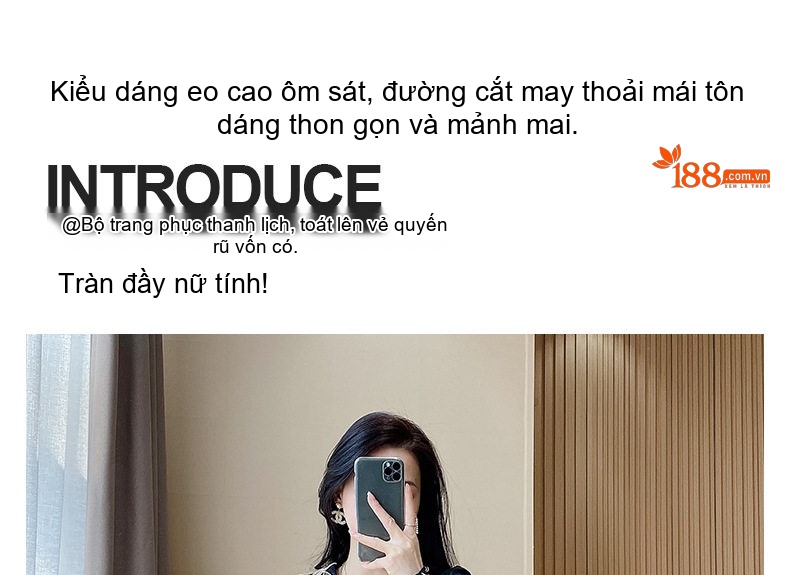 Set Áo Sơ Mi Tay Dài Cổ Nơ và Chân Váy Ôm Satin Cao Cấp Màu Đen, Vàng Be chi tiết 2
