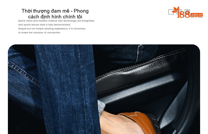 Giày Lười Nam Da Bò Mùa Thu Đông Chiều Cao Đế Khoảng 2cm Màu Nâu, Đen chi tiết 5