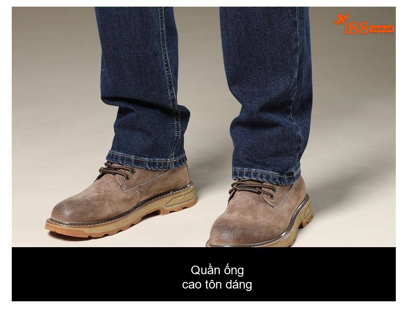 Quần Jean Nam Ống Đứng Ôm Vừa Vặn Phong Cách Âu Mỹ Màu Xanh Denim chi tiết 27