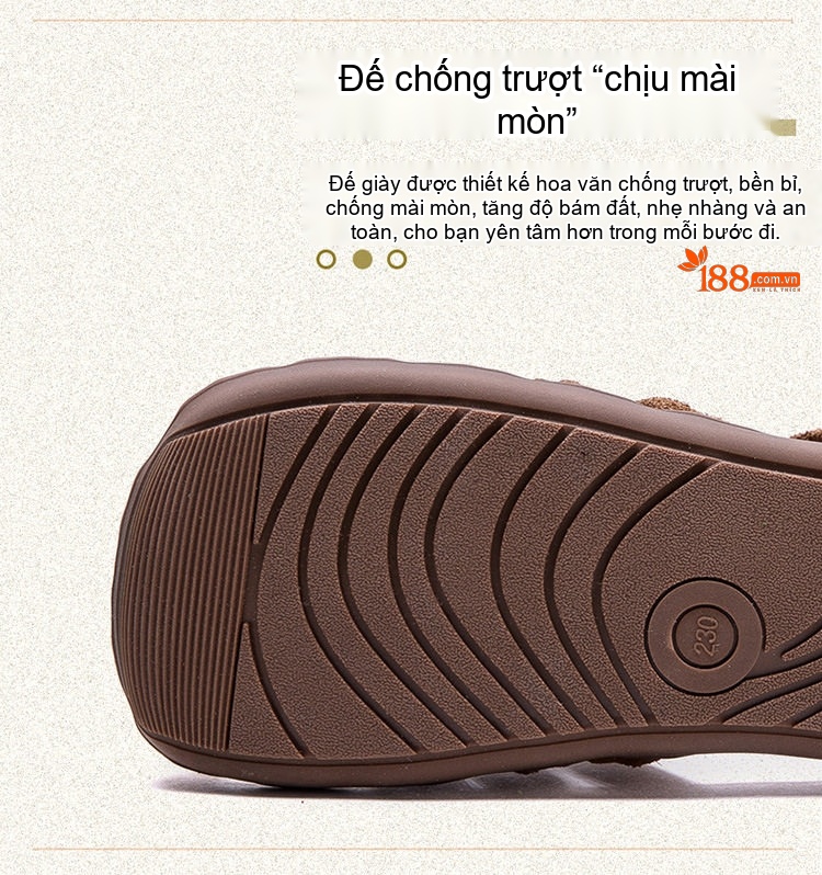 Dép Sandal Nữ Quai Dệt Thủ Công Đế Bệt Thoáng Khí Khóa Dán Phong Cách La Mã Đế Cao 3cm - 4cm Màu Vàng, Xanh Lá, Nâu chi tiết 6