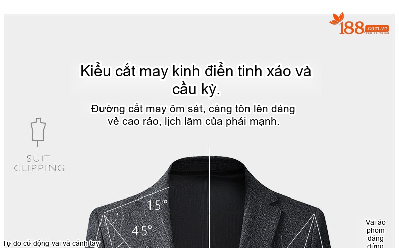 Áo Vest Dệt Kim Co Giãn Thu Đông Trung Niên Nam Kiểu Ôm Dáng Màu Xám Đen chi tiết 3