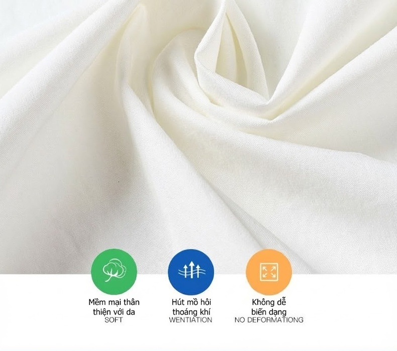 Áo Sơ Mi Dài Tay Nam Cotton Pha Polyester Mỏng Phong Cách Casual Màu Trắng, Đen, Xám, Xanh Quân Đội... chi tiết 3