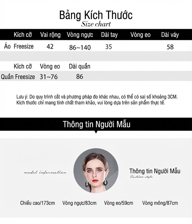 Bộ Quần Áo Nữ Mùa Hè Thiết Kế Tay Loa Cổ Tròn Co Giãn Quần Lửng Ống Nhỏ Màu Đen, Đỏ, Xám, Trắng... chi tiết 11