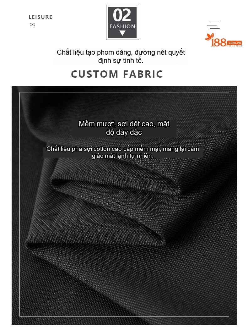 Áo Thun Polo Nam Cỡ Lớn Cotton Pima Tay Ngắn Mùa Hè Màu Đen, Nâu chi tiết 7