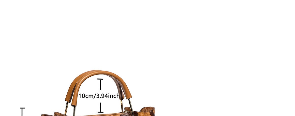 Túi Tote Nữ Da Thật Dập Nổi Họa Tiết Thời Trang Phong Cách Âu Mỹ Đựng Vừa A4 Màu Nâu, Đen chi tiết 10