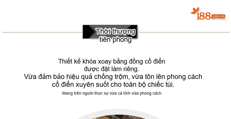 Túi Đeo Chéo Nữ Da Bò Mini Cầm Tay Retro Màu Nâu, Kem chi tiết 5
