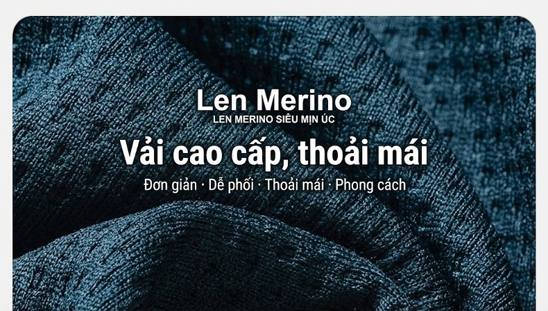 Áo Thun Tay Dài Nam Cổ Tròn Phong Cách Doanh Nhân chi tiết 7