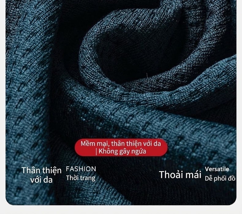 Áo Thun Tay Dài Nam Cổ Tròn Phong Cách Doanh Nhân chi tiết 8