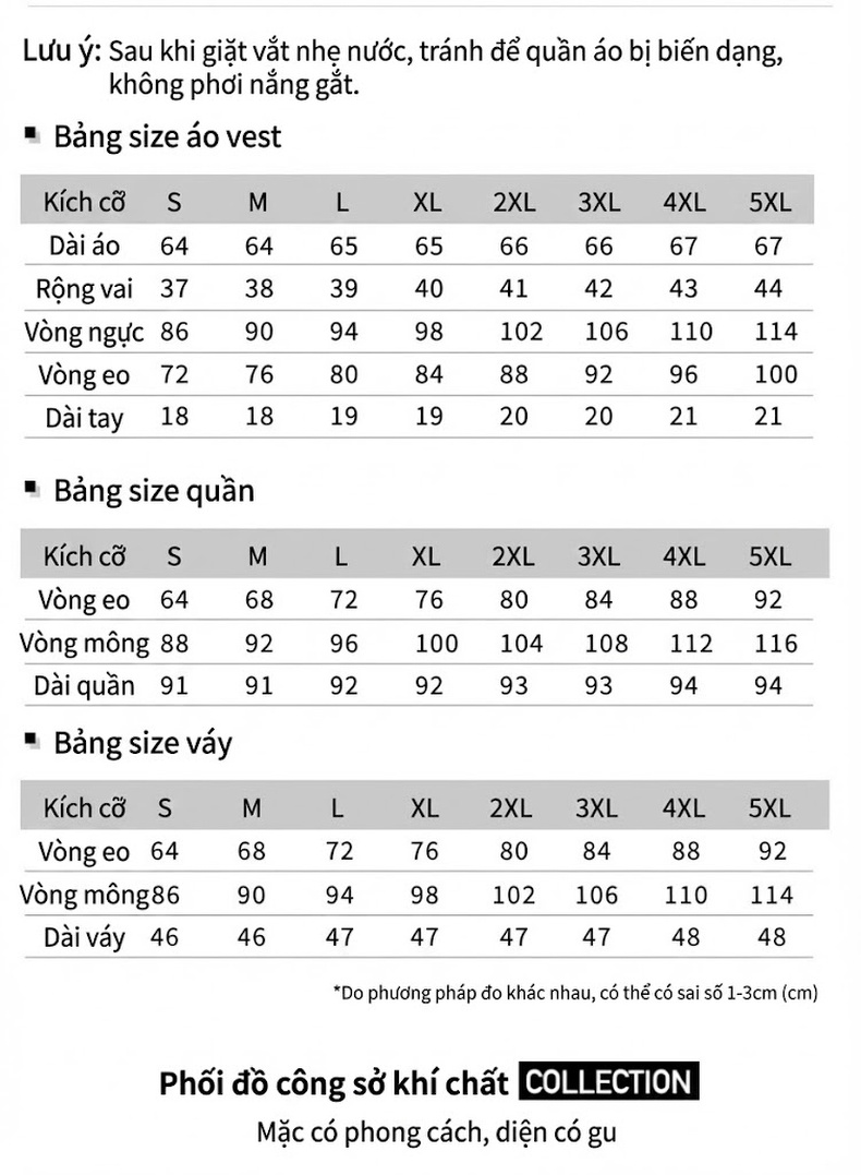Bộ Vest Nữ Tay Ngắn Quần Dài Công Sở Thanh Lịch Màu Xám, Kem, Đen, Xanh Navy chi tiết 6